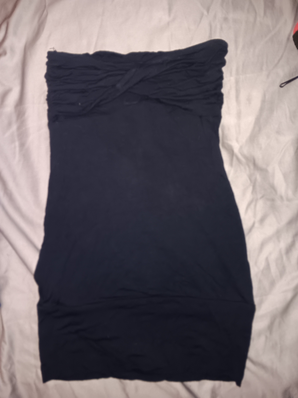 Strapless Black Tube Top